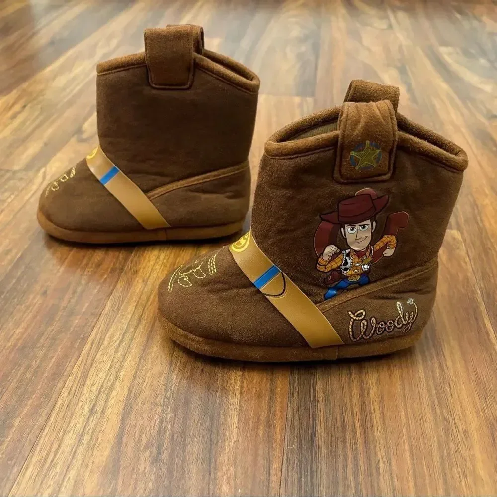 Disney Pixar Toy Story Woody Cowboy Boot Slippers